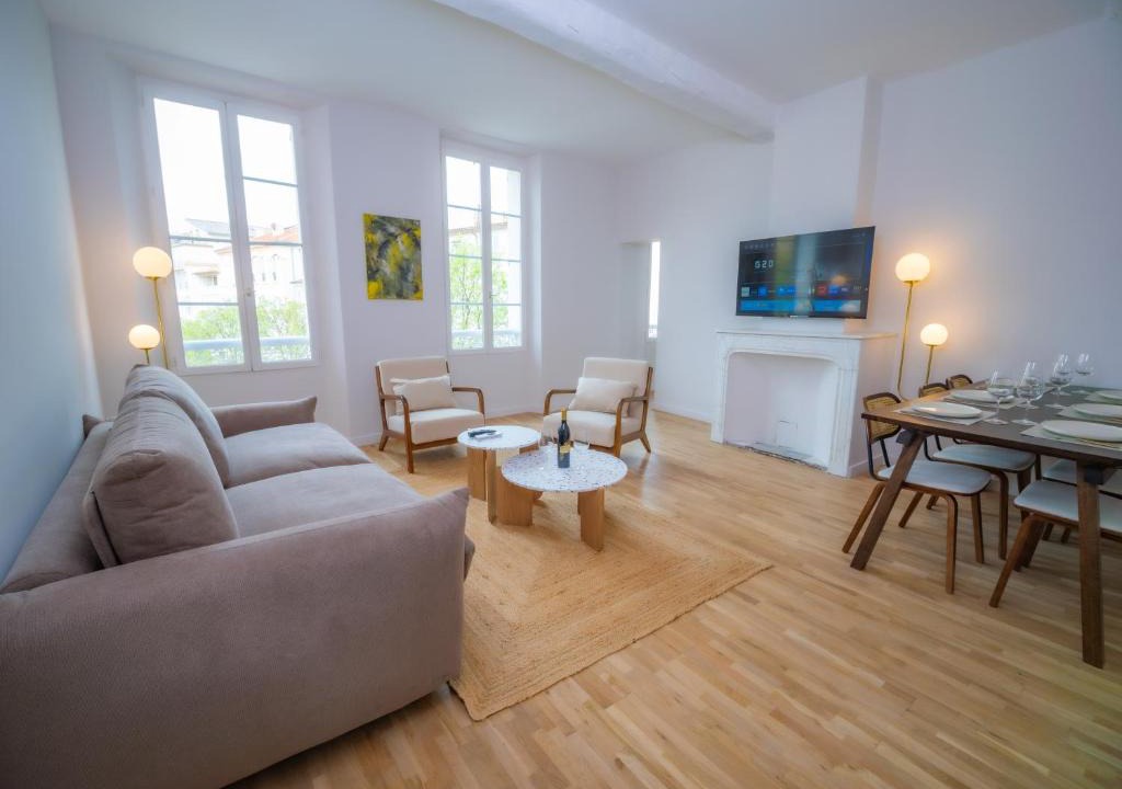 Antibes Old Town Apartment | #201-Heart of Vieil Antibes - Place Nationale-High-End Newly Renovated & Furnished Appartment