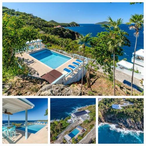 Estate Tabor and Harmony Villa | Oceanfront Villa with Pool, Hot Tub & 5 Condos! USVI