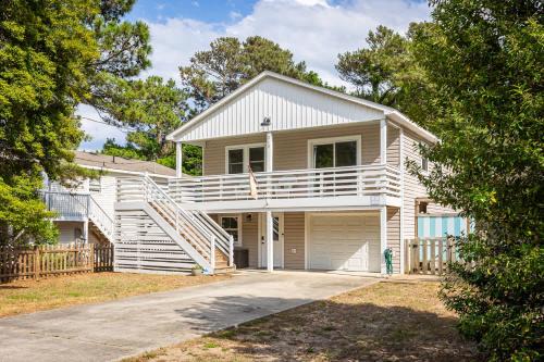 Nags Head House | Short Walk to Beach Coastal Home in Heart of NH