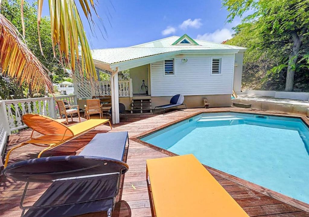 Orient Bay Villa | Villa Bulle clothing optional around the prival pool
