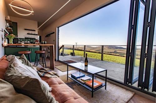 Contemporary Container with hot tub