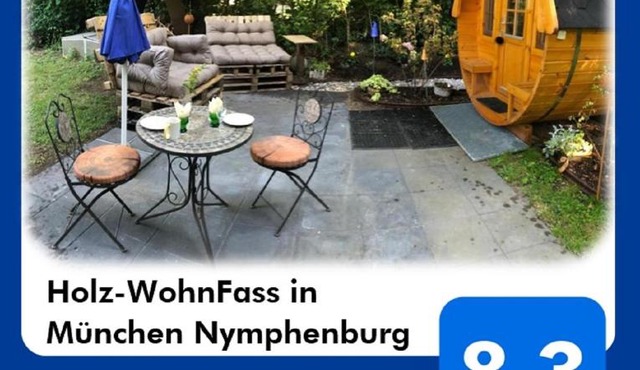 Holz-Wohnfass in München-Nymphenburg