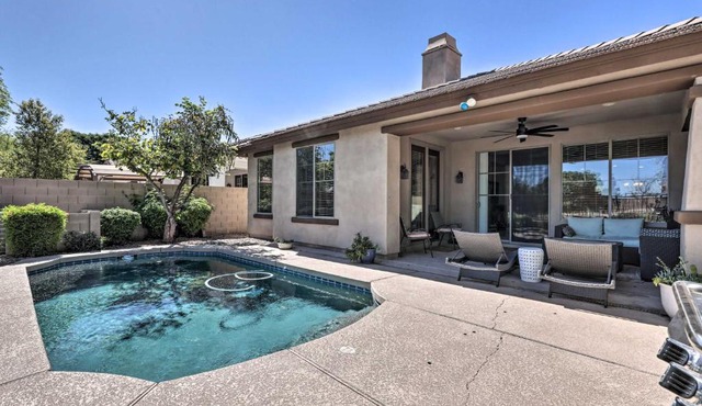 Idyllic Gilbert Abode with Private Pool Near Golf!