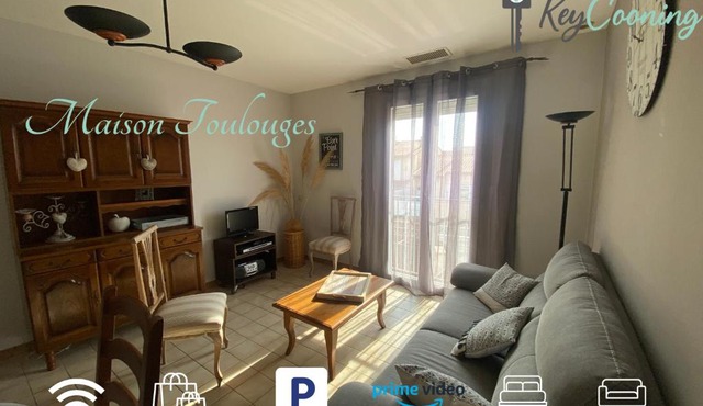 Maison Toulouges Climatisée - Proche Perpignan