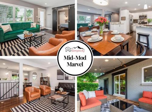 Mid-Mod Marvel Central Game RmWet Bar Patio