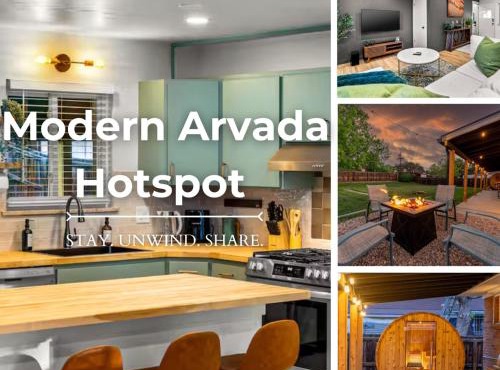 Modern Arvada Suite Sauna & Games