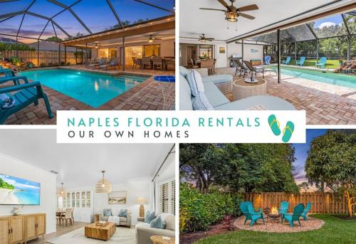 Naples 4BR Kayak Access, Heated Pool, BBQ, Lg Yard