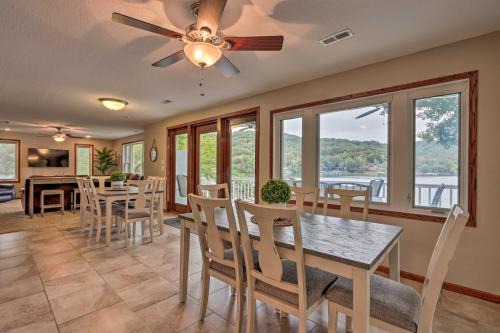 Private Dock! Waterfront Group Haven in Camdenton