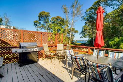 Steps to Beach: Timeless Home w/Cotuit Bay View!